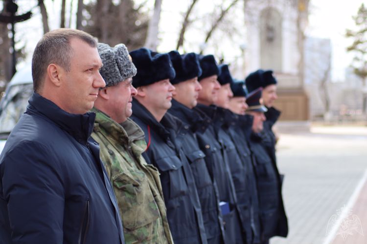 В Благовещенске прошёл общегородской развод патрульных нарядов полиции