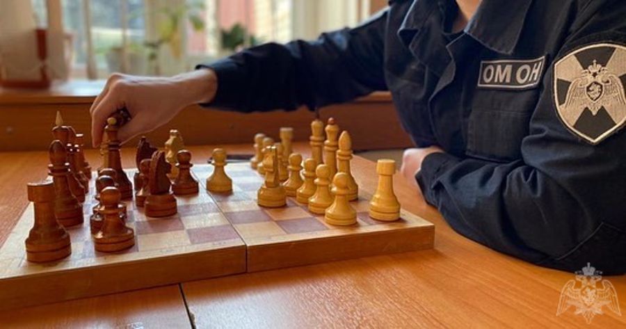 В Благовещенске прошел чемпионат по шахматам среди подразделений Росгвардии