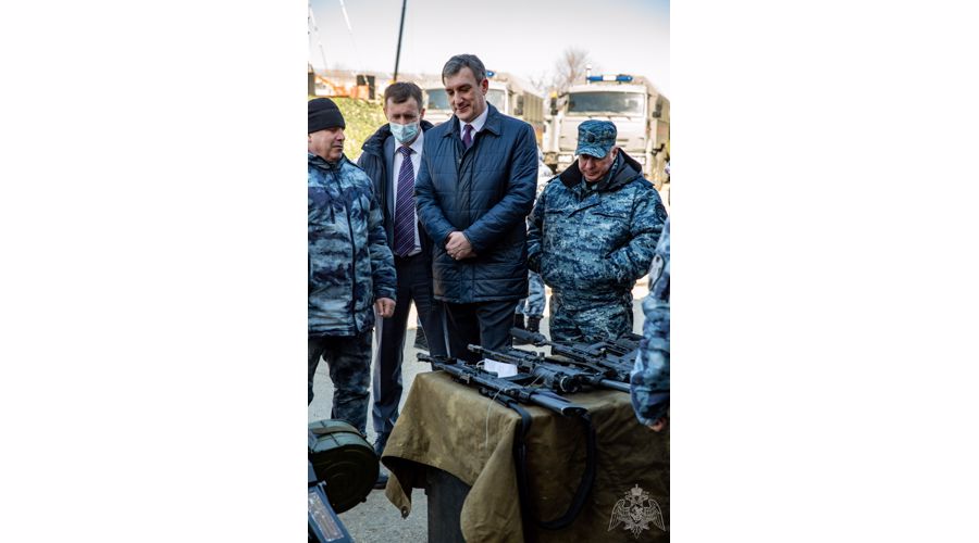 Фотоотчёт с торжественного построения к дню войск национальной гвардии РФ - 2021