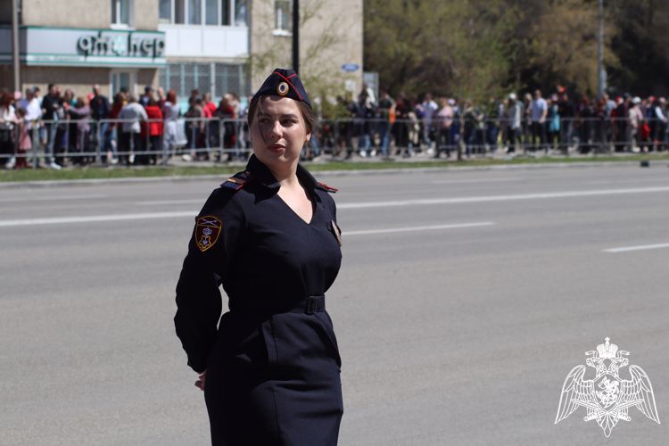 Личный состав Управления Росгвардии по Амурской области обеспечивает охрану общественного порядка в период торжественных мероприятий, посвящённых Дню Победы