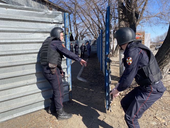 В Благовещенске прошел II этап конкурса профмастерства среди групп задержания вневедомственной охраны.
