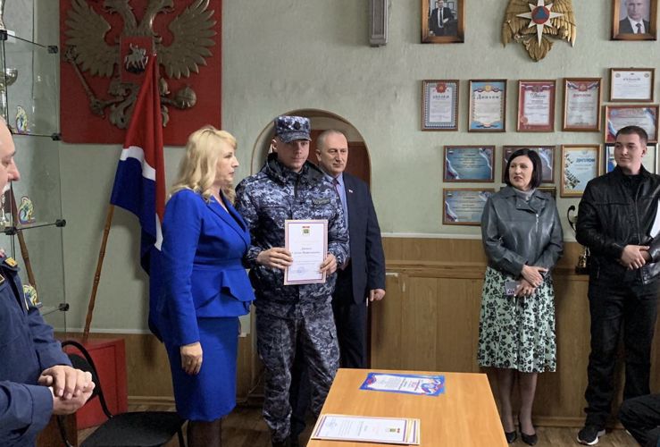 В Ивановке сотрудникам вневедомственной охраны Росгвардии вручили благодарственные письма