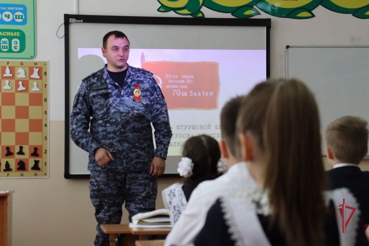 "В разговоре о важном"  принял участие военнослужащий Росгвардии