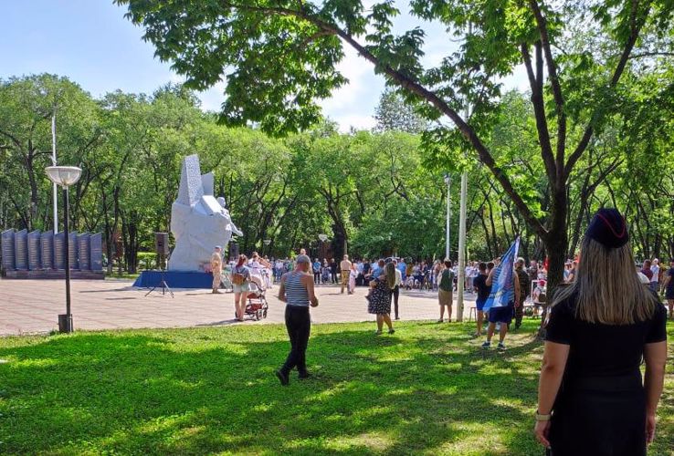 Сотрудники вневедомственной охраны Росгвардии приняли участие в охране общественного порядка при проведении мероприятия, посвященного празднованию Дня воздушно-десантных войск
