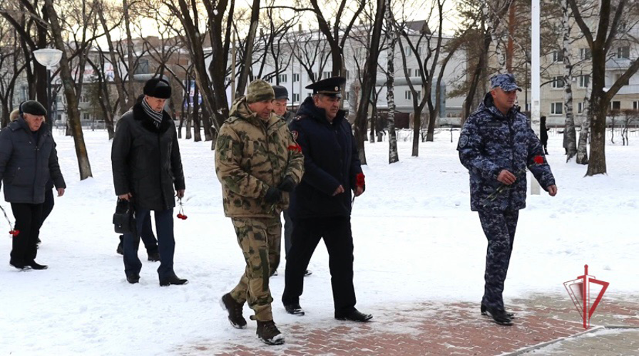 Ветеранов войск правопорядка чествовали в Амурской области