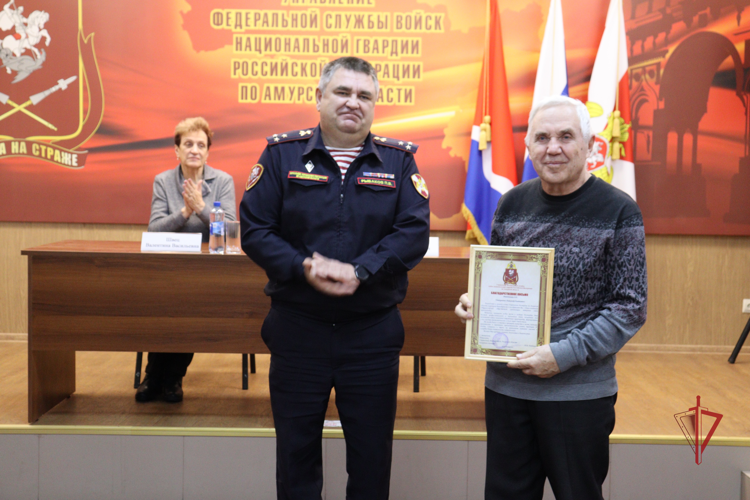 Ветеранов войск правопорядка чествовали в Амурской области