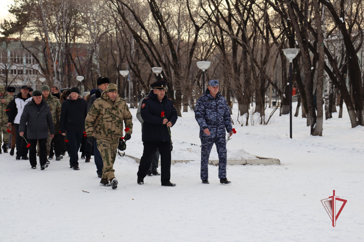 Ветеранов войск правопорядка чествовали в Амурской области