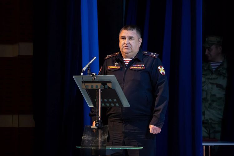 Клятву кадета Росгвардии произнесли учащиеся профильного класса