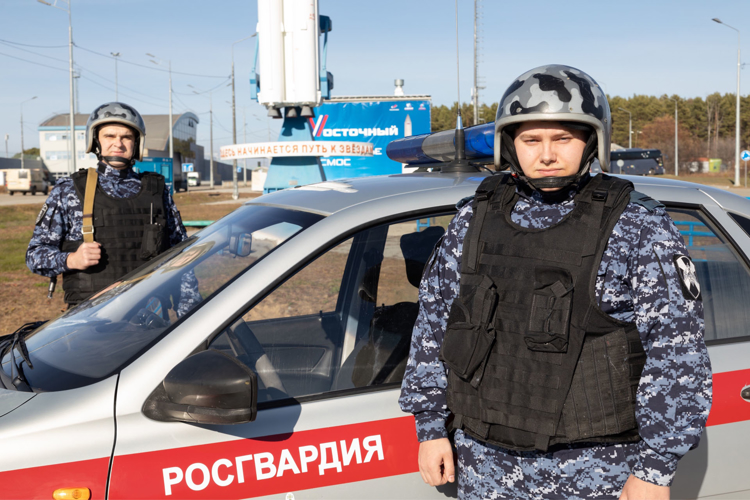Росгвардия обеспечила безопасность пуска ракета-носителя «Ангара-А5» с космодрома Восточный 
