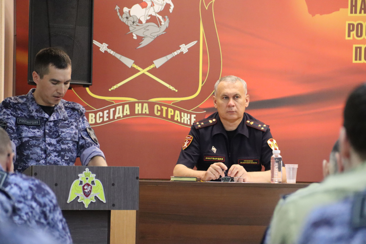 Итоги работы территориального Управления Росгвардии в первом полугодии подвели в Амурской области