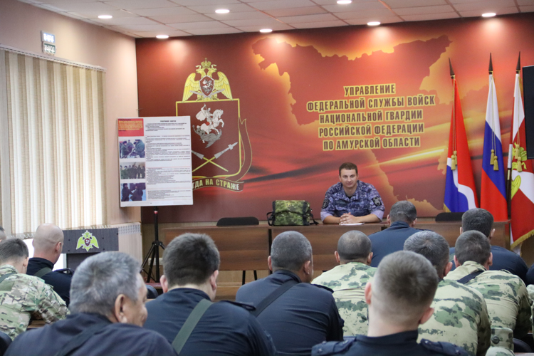 Летний период подготовки стартовал в Управлении Росгвардии по  Амурской области