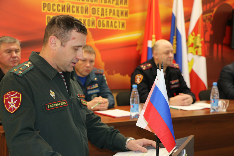 В территориальном Управлении Росгвардии подвели итоги служебно-боевой деятельности за 2024 год
