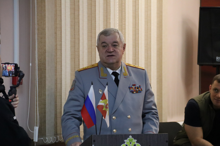 Экипаж легендарного танка "Алёша" стал гостями росгвардейцев в Амурской области