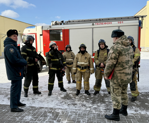 На территории Управления Росгвардии по Амурской области прошли пожарно-тактические занятия по эвакуации людей при возникновении пожара