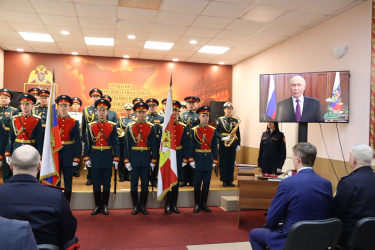 В День войск национальной гвардии Российской Федерации сотрудников и военнослужащих Росгвардии поздравили в Амурской области