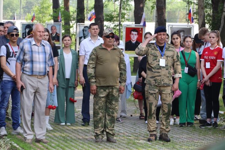 Полковник полиции Андрей Медведев принял участие в торжественном мероприятии на территории Амурского центра «Авангард»