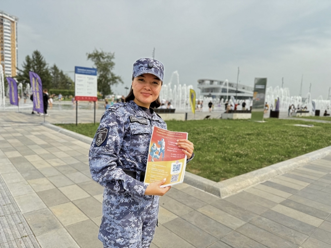В День молодежи, Росгвардия  приняла участие в городском фестивале «Действуй!»