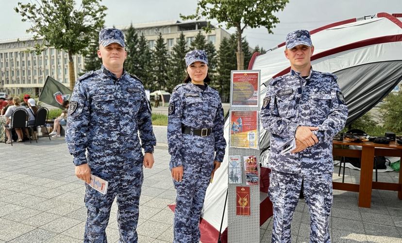 В День молодежи, Росгвардия  приняла участие в городском фестивале «Действуй!»