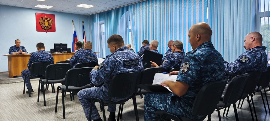 Во вневедомственной охране Росгвардии подвели итоги работы за первое полугодие 2025 года