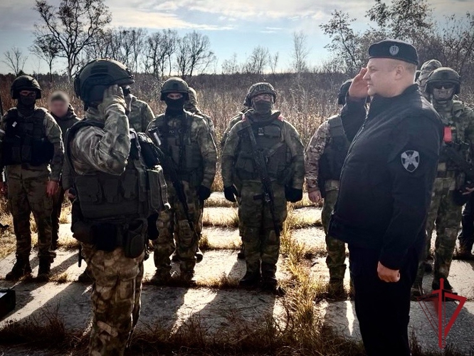 Боевое гранатометание провели сотрудники СОБР «Альтаир» Росгвардии