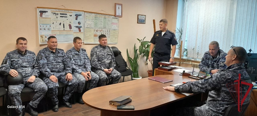 В Бурейском филиале прошла встреча сотрудников Росгвардии  с представителем ГИБДД УМВД  России по Амурской области
