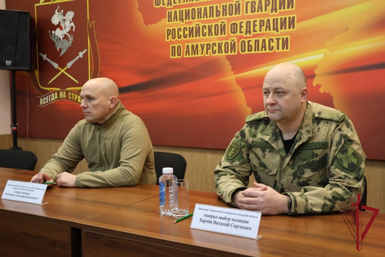 Командующий Восточным округом Росгвардии посетил подразделения ведомства в Приамурье