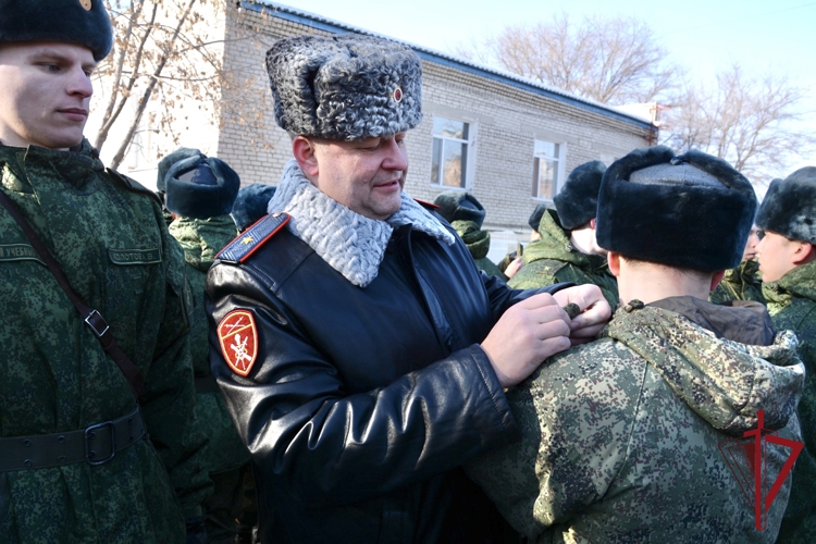 Начальник Управления Росгвардии принял участие в торжественной церемонии посвящения в курсанты Военного учебного центра