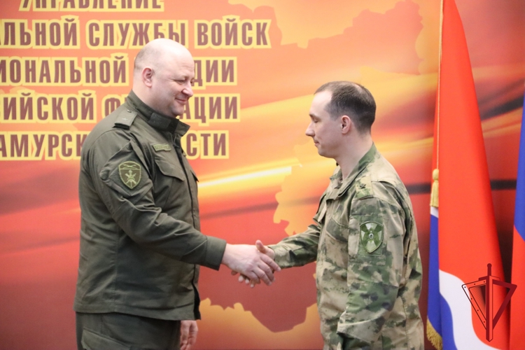 В преддверии Дня Росгвардии, в Амурской области чествовали лучших в службе и поощрили представителей средств массовой информации