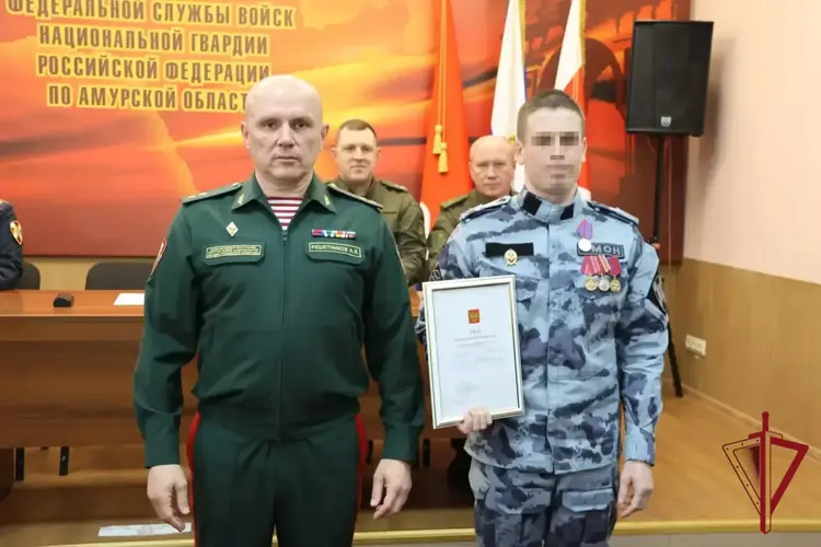 Нового руководителя Управления Росгвардии по Амурской области представили личному составу