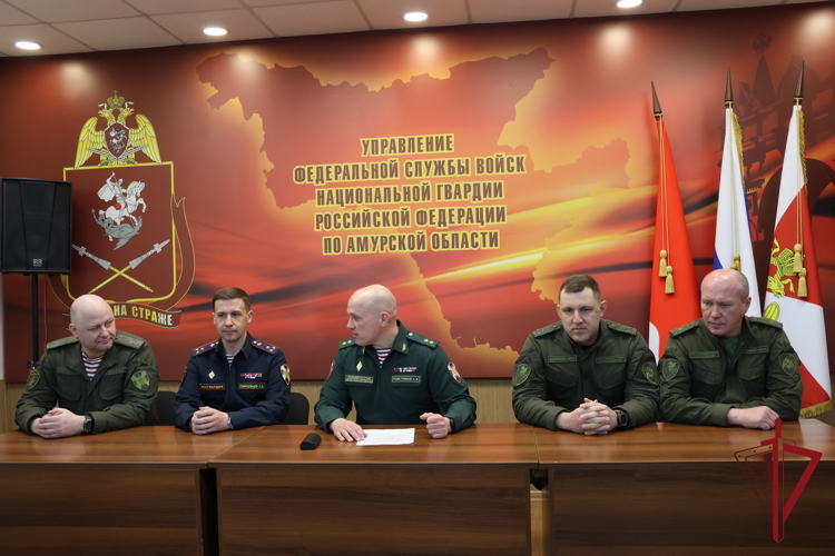 Нового руководителя Управления Росгвардии по Амурской области представили личному составу