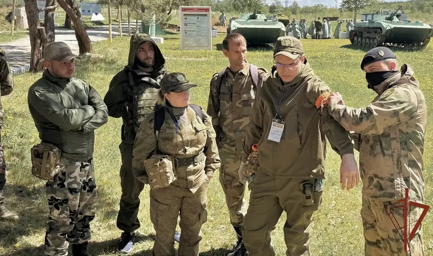 В Амурской области Росгвардия приняла участие в учебно-практических курсах для журналистов «Бастион»