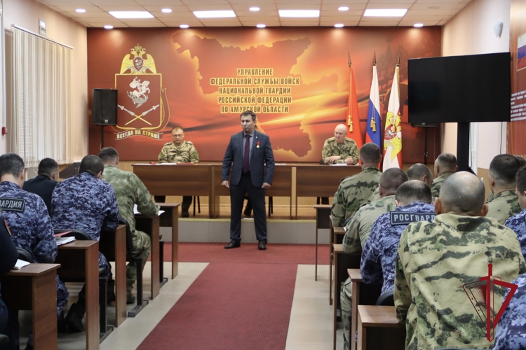 Отставной офицер Росгвардии награждён медалью ордена «За заслуги перед Отечеством» I степени